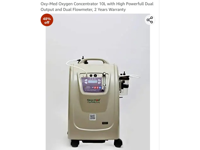 Oxygen concentrator good condition rate negative - 1/1