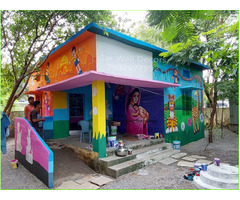 Anganwadi School Wall Painting from Peddhapalli - Image 1/6