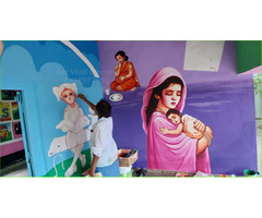 Anganwadi School Wall Painting from Peddhapalli - Image 2/6