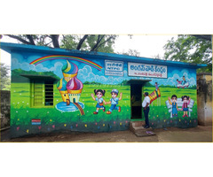 Anganwadi School Wall Painting from Peddhapalli - Image 4/6