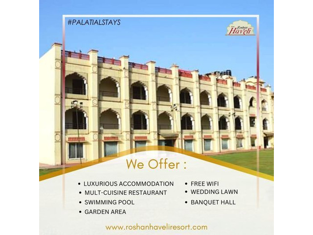 Best Resorts in Jaipur - Roshan Haveli Resort - 1/1