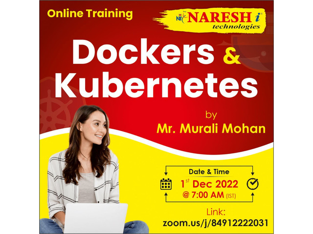 Attend Free Demo On Dockers & Kubernetes by Mr. Murali Mohan -NareshIT - 1/1