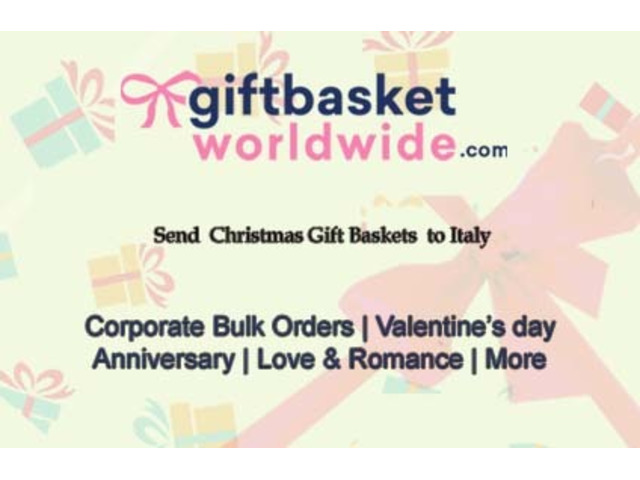 Make Online Christmas Gift Baskets Delivery in ITALY at Cheap Price - 1/1