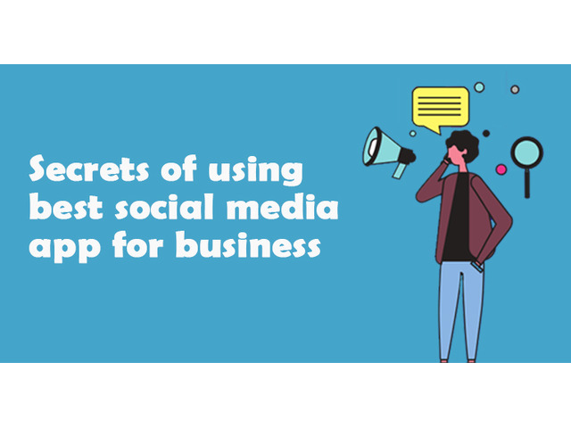 Promote business online with best social media app for business. - 1/2