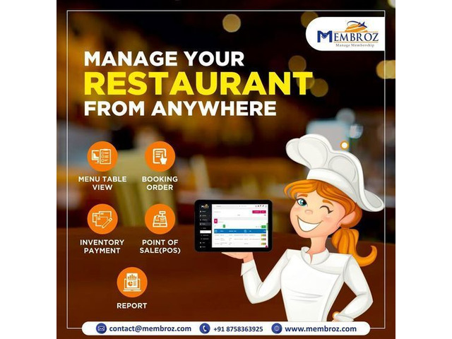 Get Best Restaurant Management Software With Membroz - 2/3