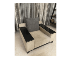 Sofa Set for Sale - Ekbote Furniture - Solid Beech Wood Sofa Set 3+1 - Image 7/8