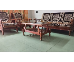 Rajwadi Full Sofa Set - Excellent Condition - Image 4/10