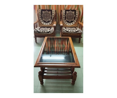 Rajwadi Full Sofa Set - Excellent Condition - Image 6/10
