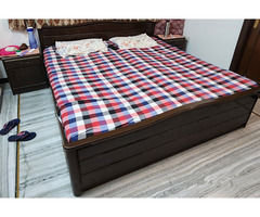 Solid Wood Bed - 1