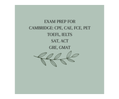 University Counselling /English Prep:SAT,ACT, TOEFL,IELTS, CAE-CPE, FCE, PET, PTE , GMAT, GRE, CAT - Image 1/8