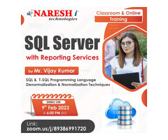 Free Demo On SQL Server with Reporting Services by Mr. Vijay Kumar - NareshIT