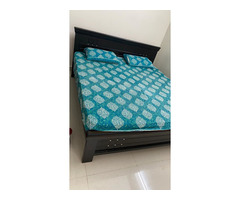 King size cot(6.5*6) cot with matress - Image 2/2