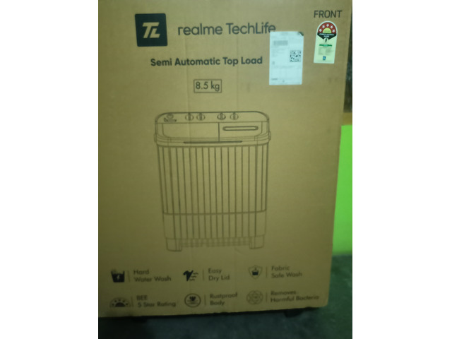 realme semi automatic washing machine