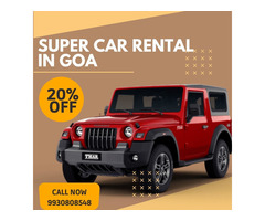 Best Car On Rent in Goa  - Super Car Rental in Goa - Image 1/2