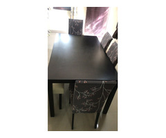 6 seated dining table set with bench and chairs - Image 3/4