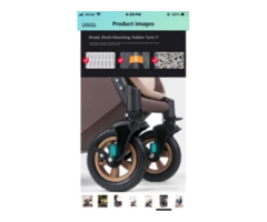Star and Daisy Kids baby stroller pram gear foldable - Image 6/10