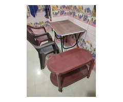 Bed with studying table and 2 chairs - Image 2/2