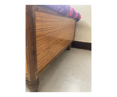 Single wooden bed with storage. - Image 4/4