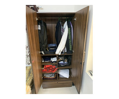 Wooden two-door wardrobe; From Urban ladder; new like condition, bought 6 months ago - Image 4/5