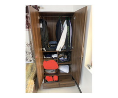 Wooden two-door wardrobe; From Urban ladder; new like condition, bought 6 months ago - Image 5/5