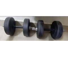 Home Gym Equipment 60 Kg With Preacher and Flat Bench - Image 4/5