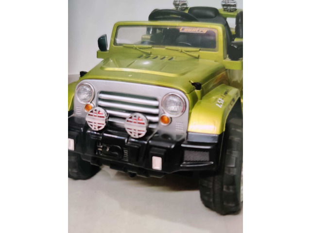 Kids motorized jeep with self and remote control operations - 1/1