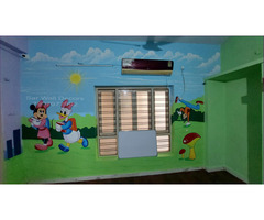 Childrens School Cartoon Wall Painting From Kompally - Image 2/5