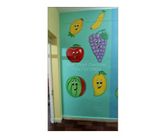 Childrens School Cartoon Wall Painting From Kompally - Image 3/5