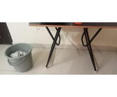 2 foldable tables, 1 teapoy - Image 2/2