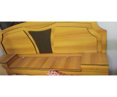 2 box type king size bed. 2 steel almarah 1 fridge - Image 4/7