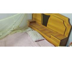 2 box type king size bed. 2 steel almarah 1 fridge - Image 5/7