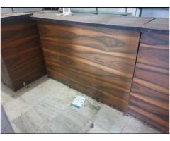 Shop Counter Wooden 20 Ft - Image 1/2