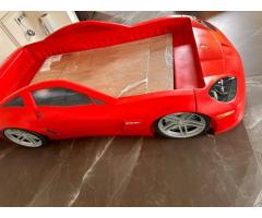 Toddler Kids Car Bed - Z06 Corvette Toddler to Twin Bed with Lights - Image 8/10