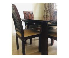 4 Seater Solid Wood Dining table - Image 4/6