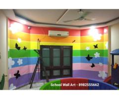 best school wall painting artist, educational wall painting for school - Image 5/5