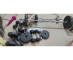 Exercise cycle and weight training Dumbells - Image 4/4