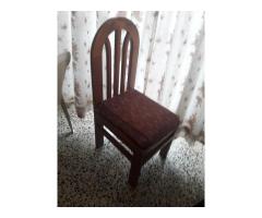 Used Solid Burma Teak Wood Chairs to sell - Image 2/3