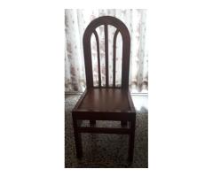 Used Solid Burma Teak Wood Chairs to sell - Image 3/3