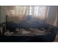 1 year old sofa set with 3-1-1 sitter along with sofa covers - Image 1/4