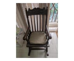 Rocking Chair with Cushion (good condition) - Image 1/3