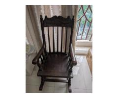 Rocking Chair with Cushion (good condition) - Image 3/3