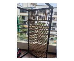 Black colored metal frame bed(Chaarpai) - Image 2/2