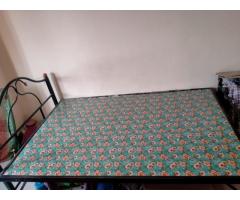 Want to sell bed with mattress, folding bed - Image 1/3