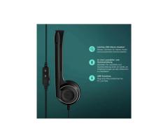 Sennheiser Epos Pc 8 Over-Ear Usb, Wired Voip Headphone With Mic(Black - Image 6/8