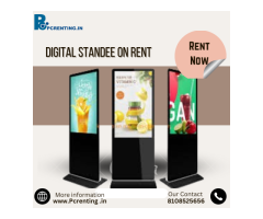 "Elevate Your Event with Digital Standee Rentals"