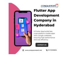 Flutter App Development Company in Hyderabad|Conquerors Software Technology | +91-7013196804