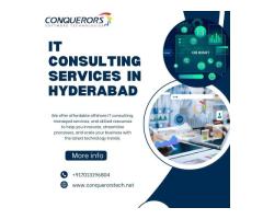 IT Consulting Services In Hyderabad|Conquerors Software Technology | +91-7013196804