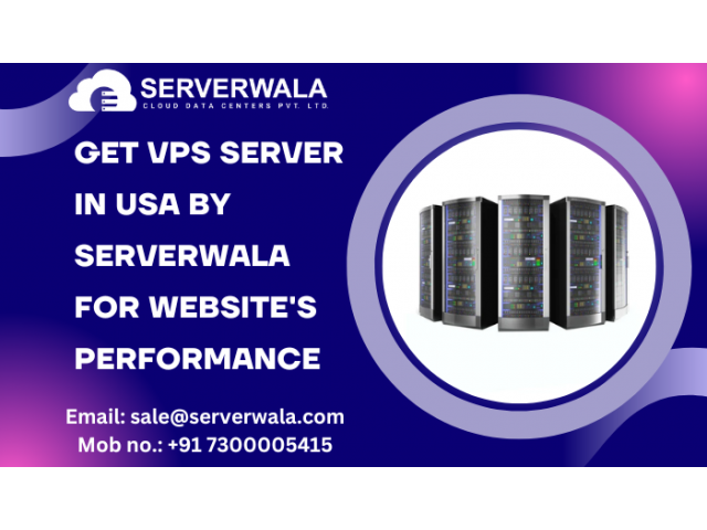 Get VPS Server in USA By Serverwala For Website's Performance - 1