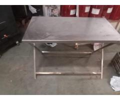 5 SS FOLDABLE TABLES AND 20 CHAIRS - 1