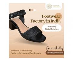 Footwear Factory in India – Bulk Shoe Manufacturing & Export